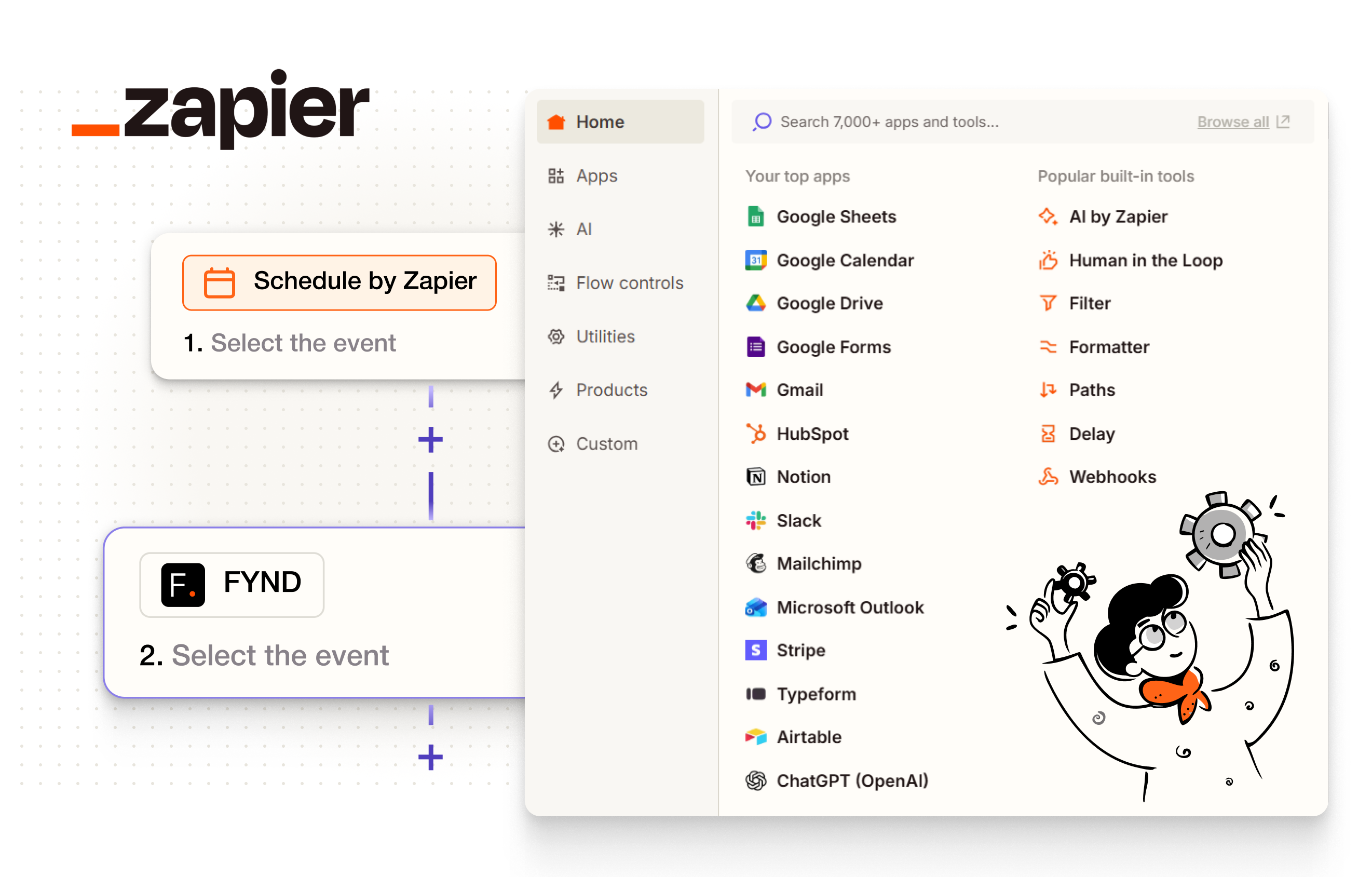 FYND Zapier workflows