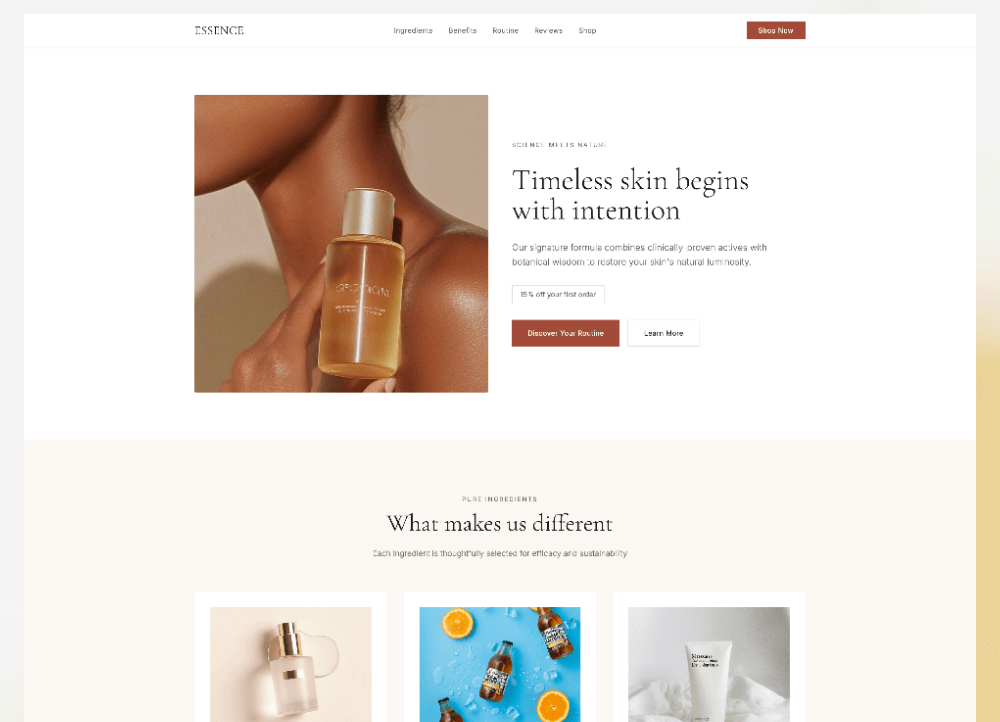 Premium Skincare | Editorial Luxury