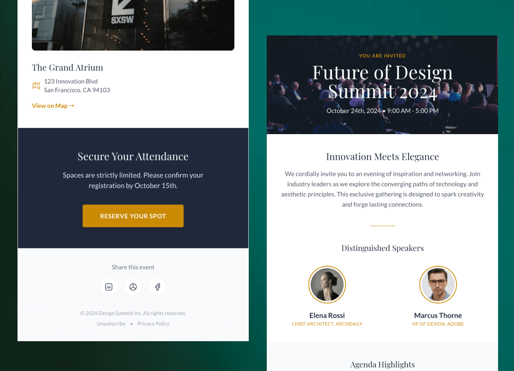 Event Invitation - Innovation Summit 2024