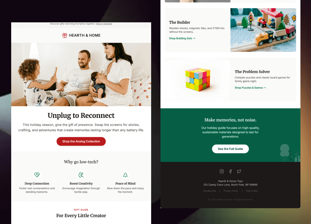 Holiday Gift Ideas - Connect Without Screens