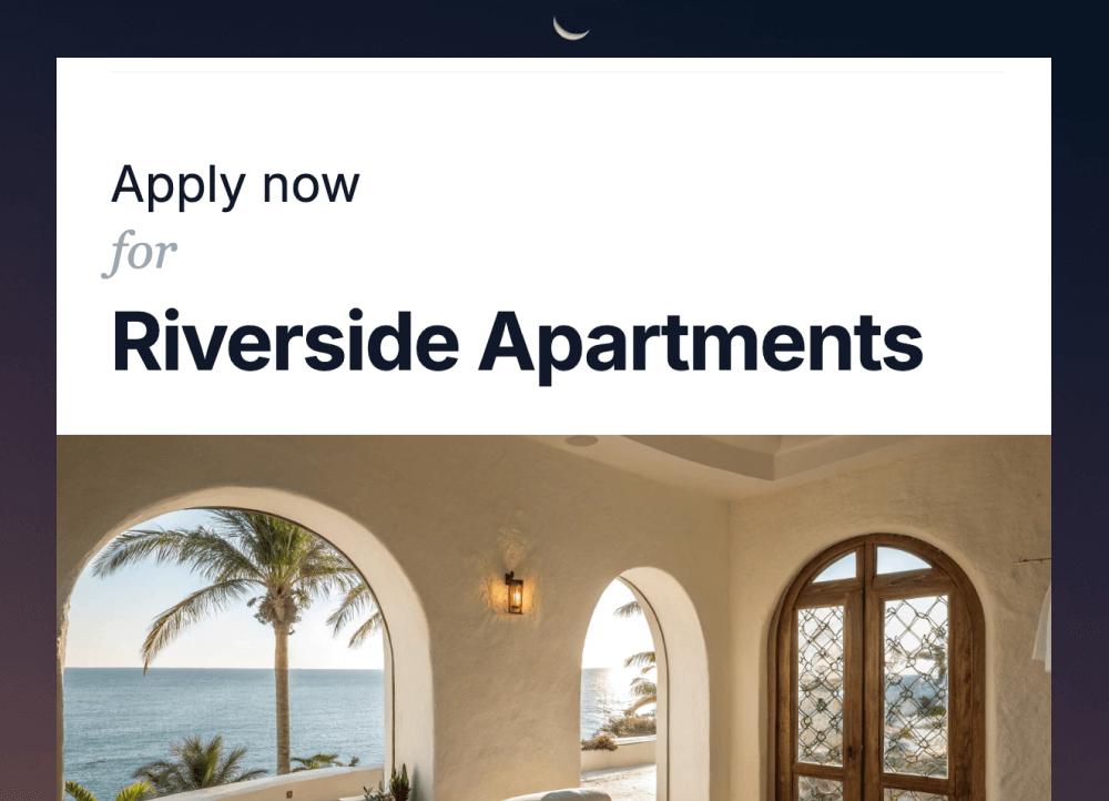 Property Vacancy Alert Email