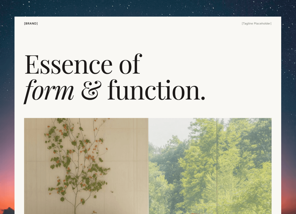 Luxury Editorial Email Template