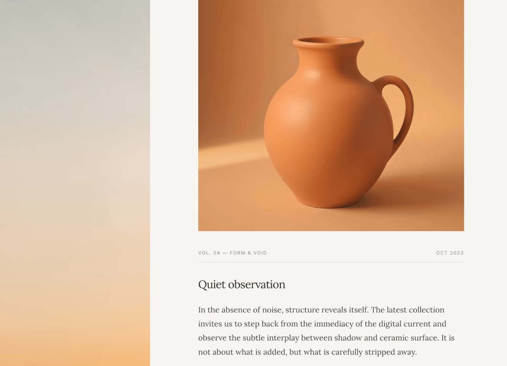 Quiet Modern Gallery Email Template