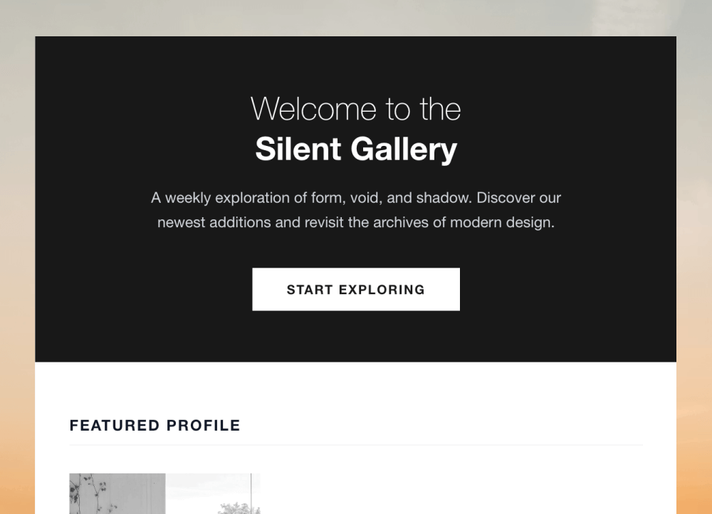 Scandinavian Museum Newsletter Email Template