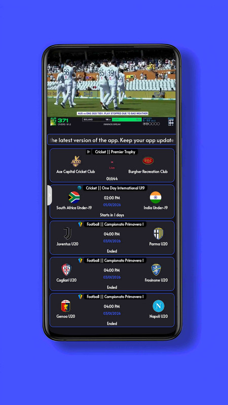 screenshot live cricket