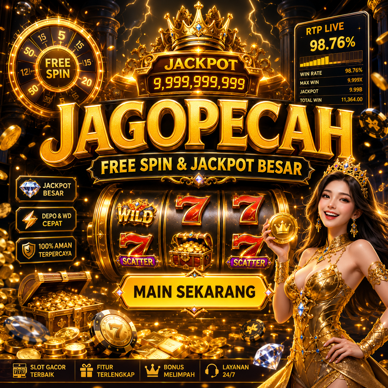 daftar slot jackpot resmi